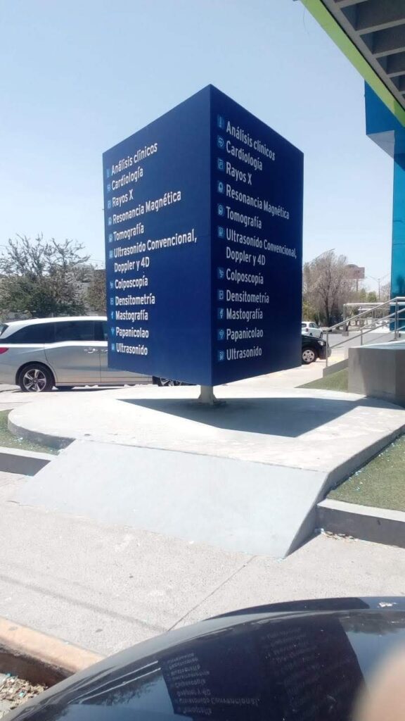 Directorios señaletica para hospitales
