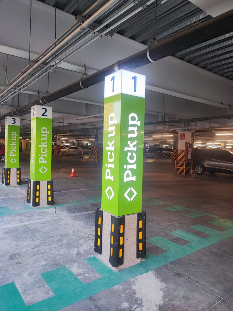 señalética en estacionamientos