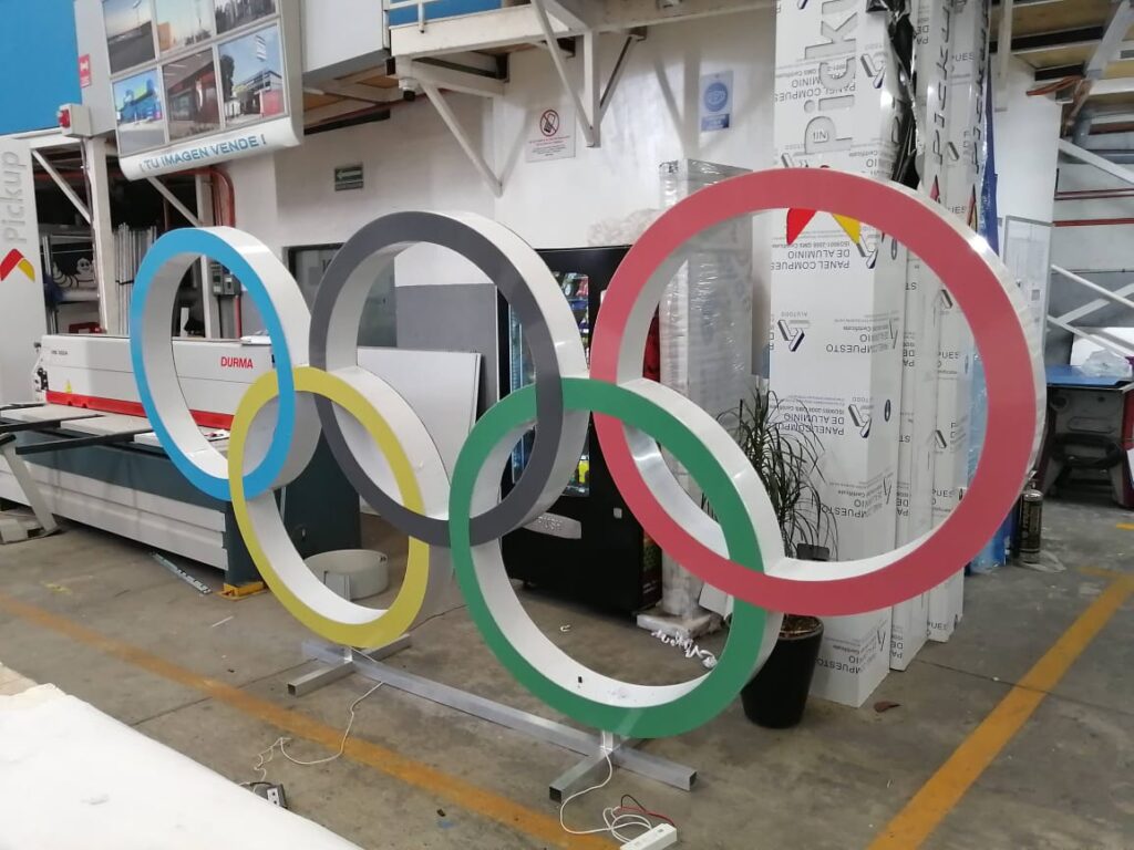 soportes gráficos para eventos deportivos